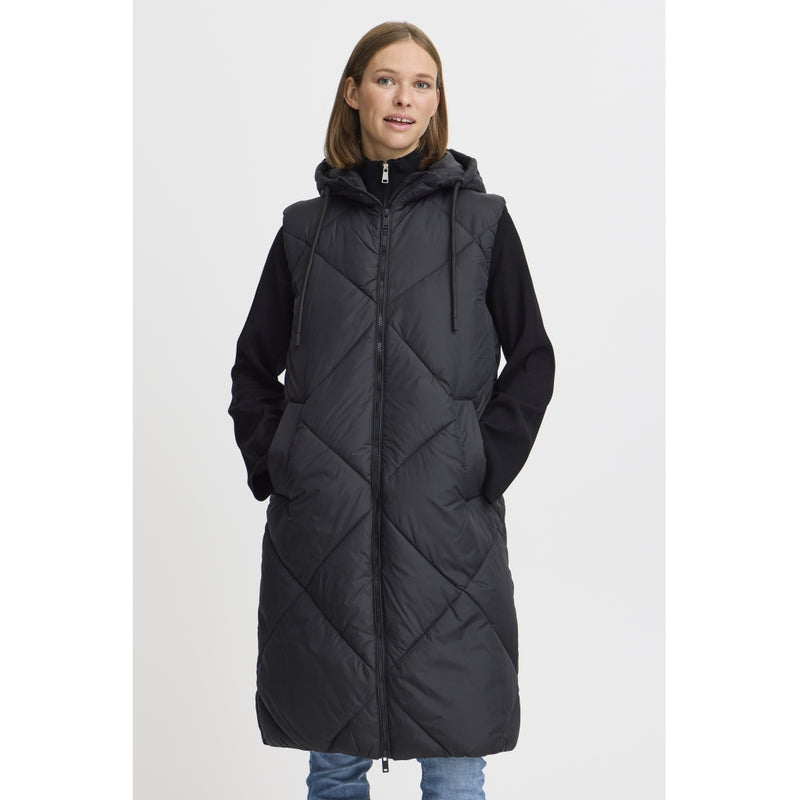 b.young B.YOUNG dam väst BYBOMINA Vest Black