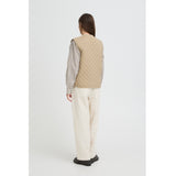 b.young B.YOUNG dame vest BYBERTA Vest Chinchilla