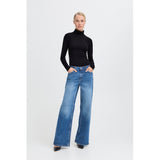 b.young B.YOUNG kvinnas rullkrage PAMILA Blouse Black