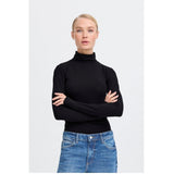 b.young B.YOUNG kvinnas rullkrage PAMILA Blouse Black
