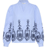 b.young B.Young dam blus BYXFAUSTA Blouse light blue mix