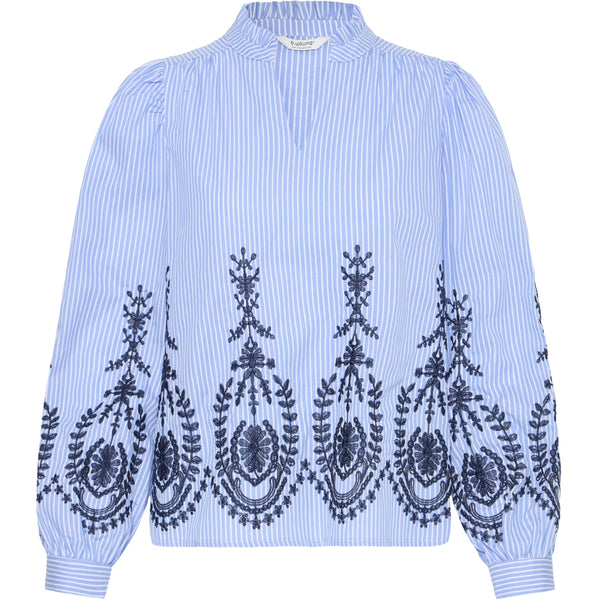 b.young B.Young dam blus BYXFAUSTA Blouse light blue mix