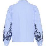 b.young B.Young dam blus BYXFAUSTA Blouse light blue mix