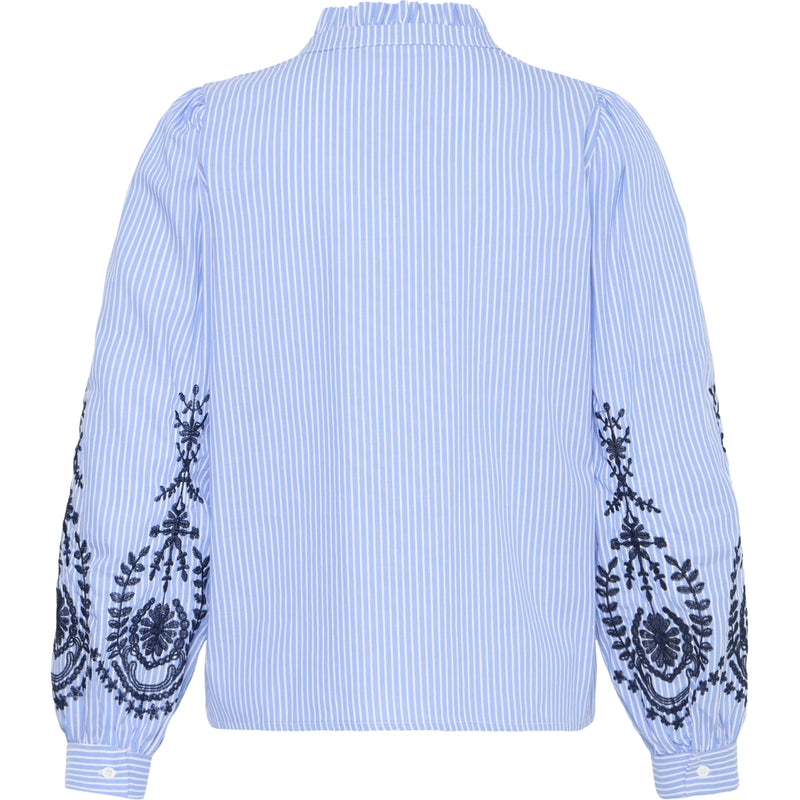 b.young B.Young dam blus BYXFAUSTA Blouse light blue mix