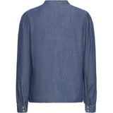 b.young B.Young dam blus BYXKANTI Blouse Mid Blue Denim