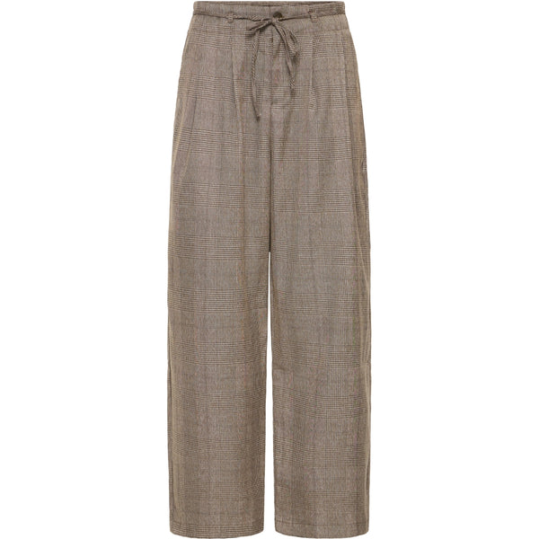 b.young B.Young dam byxor BYXDIYAR Pant BROWN/BLACK TARTAN