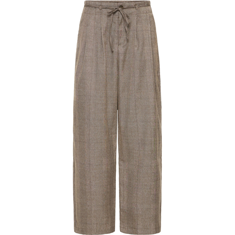 b.young B.Young dam byxor BYXDIYAR Pant BROWN/BLACK TARTAN