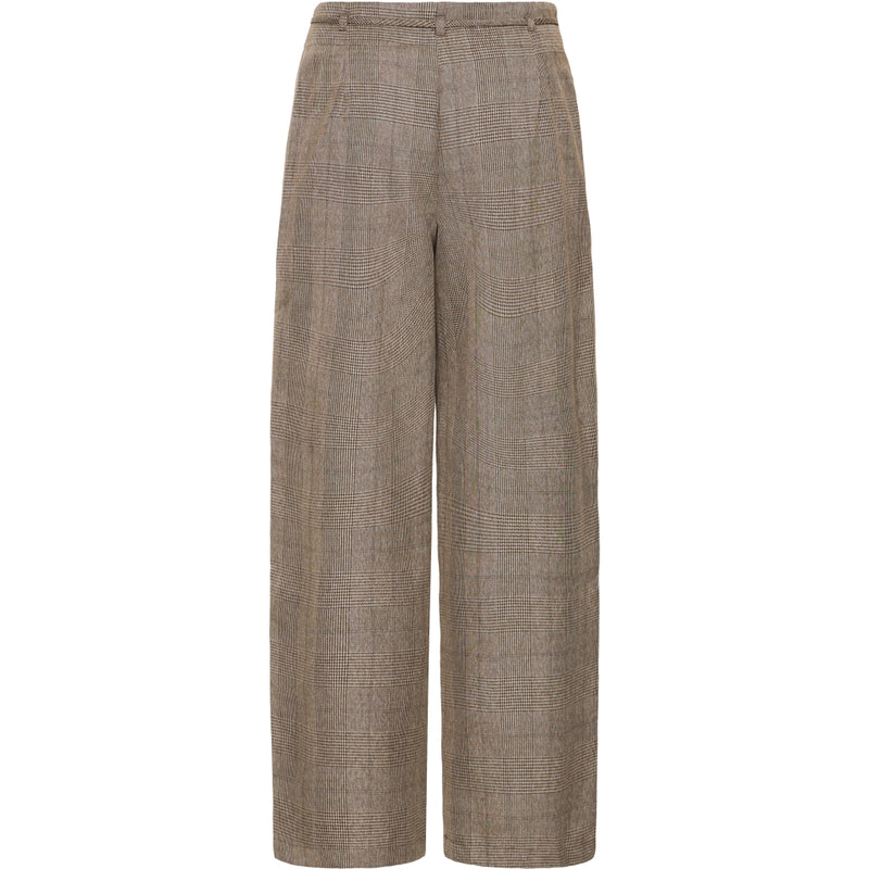 b.young B.Young dam byxor BYXDIYAR Pant BROWN/BLACK TARTAN