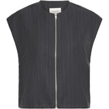 b.young B.Young dam väst BYXDAYO Vest dark grey pinstripes