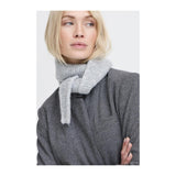 b.young B.Young dame tørklæde BYVALMA Scarf Light Grey Melange