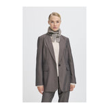 b.young B.Young dame tørklæde BYVALMA Scarf Walnut Melange