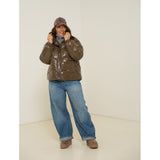 b.young B.young damjacka BYBINIA Winter jacket Walnut