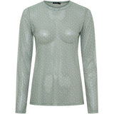 Black Colour BLACK COLOUR dam blus BCANNE Blouse Green dot