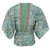 Black Colour BLACK COLOUR dam blus BCLUNA Blouse Sea Green