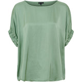 Black Colour BLACK COLOUR dam blus BCMABEL Blouse Sage Green
