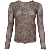 Black Colour BLACK COLOUR dam mesh BCKAMMA Blouse Mini Leo
