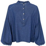 Black Colour BLACK COLOUR dam skjorta blus BCCAREY Shirt Denim
