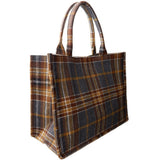 Black Colour BLACK COLOUR dam väska BCDEX Bag Grey Check