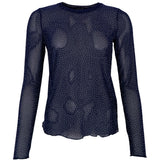 Black Colour BLACK COLOUR dame mesh BCALEXIS Blouse Navy