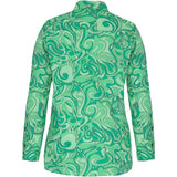 Rosemunde Barbara Kristoffersen blus Shirt portobello green print