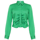 Rosemunde Barbara Kristoffersen blus BK128 Blouse green bee