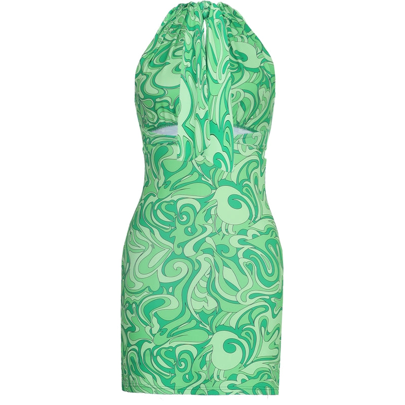 Rosemunde Barbara Kristoffersen klänning BK087 Dress portobello green print