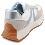 SHOES Begonia dam sneakers 9013 Shoes Beige/blue