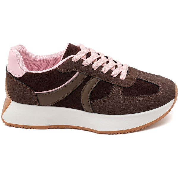 SHOES Begonia dam sneakers 9013 Shoes Brown