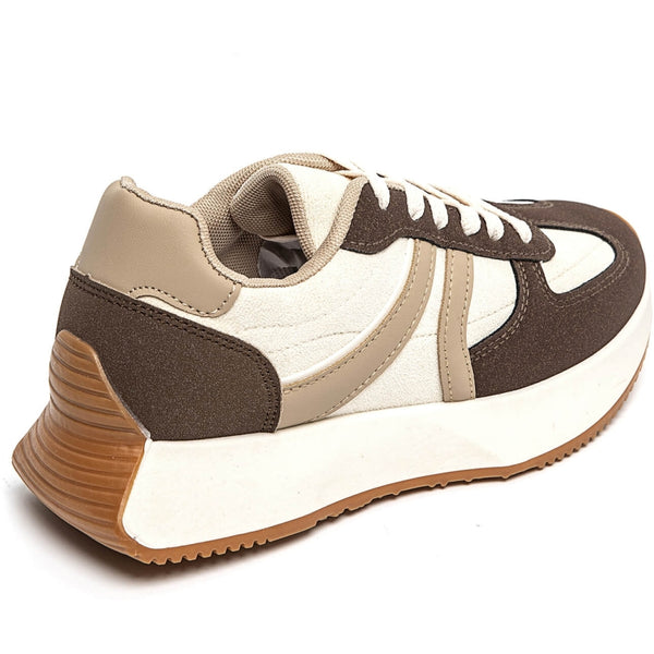 SHOES Begonia dam sneakers 9013 Shoes Coffee