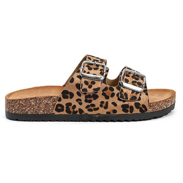 SHOES Bertha dam sandaler WD295 Shoes Leopard