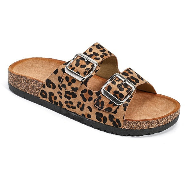 SHOES Bertha dam sandaler WD295 Shoes Leopard