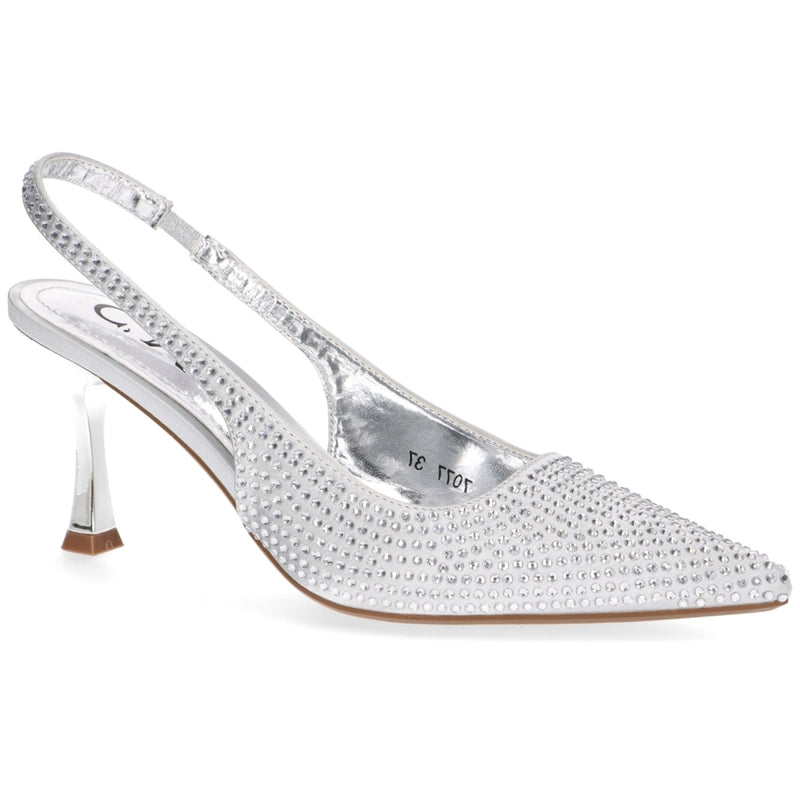 SHOES Blanche dam klackskor 7077 Shoes Silver