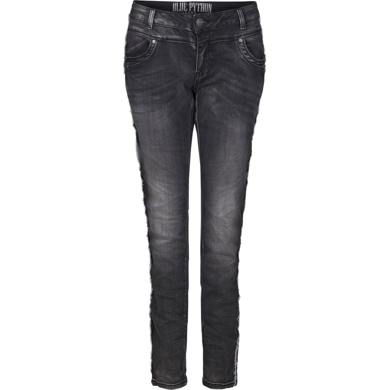 Tex-Time Blue Python MW Dam Jeans Trio Fill Restudsalg Dark Grey