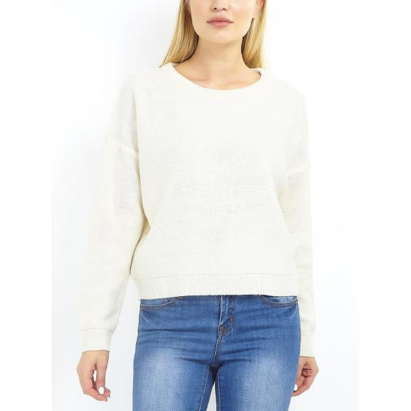 MARTA DU CHATEAU Brave Soul ångärmad stickad tröja Restudsalg Cream