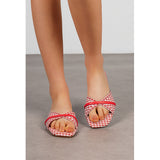 SHOES Bryna dam sandaler 5295 Shoes Red