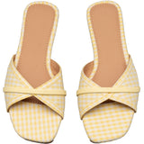 SHOES Bryna dam sandaler 5295 Shoes Yellow