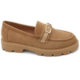 SHOES Calla dam loafers 1896 Shoes Camel