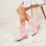 SHOES Celia cowboyboots 8616a Restudsalg Purple