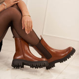 SHOES Christine dam stövlar 1689 Restudsalg Camel