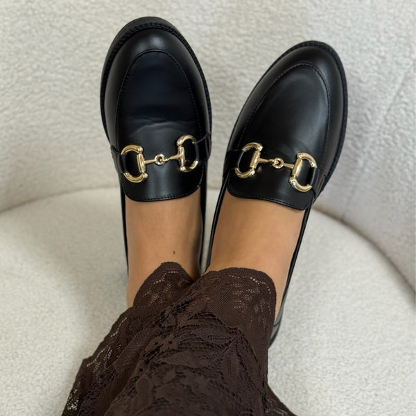 SHOES Clary dam loafers W2301 Shoes Black