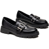 SHOES Cleo dam loafers 77-652 Shoes Black