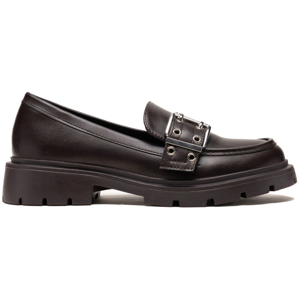 SHOES Cleo dam loafers 77-652 Shoes Brown