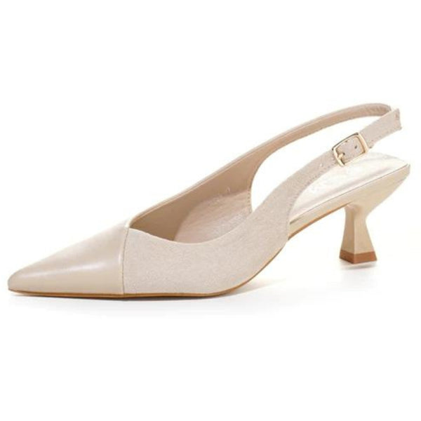 SHOES Dam klackskor 77-539 Shoes Beige