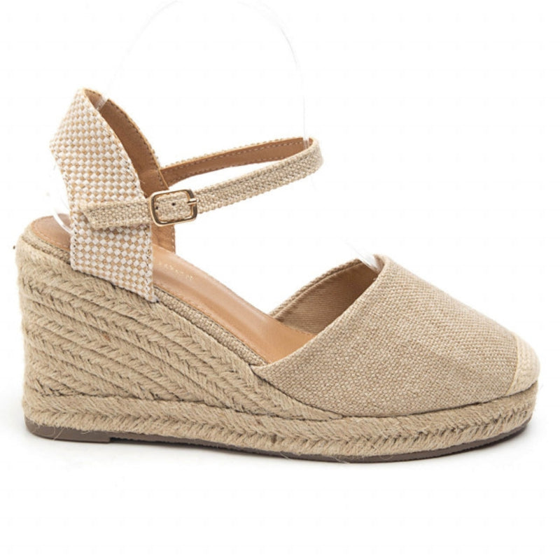 SHOES Dam plateau skor 5892 Shoes Beige