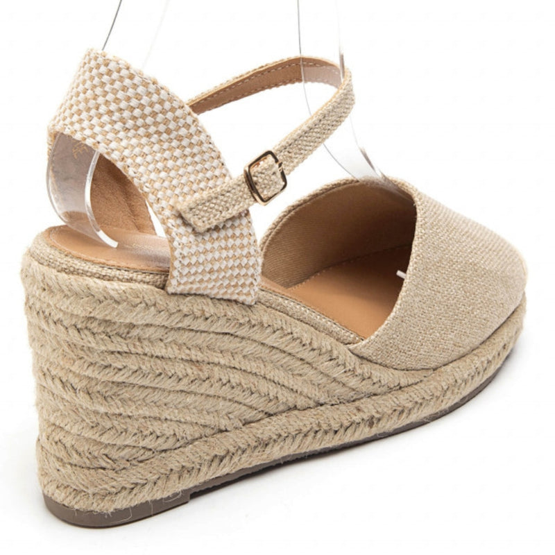 SHOES Dam plateau skor 5892 Shoes Beige