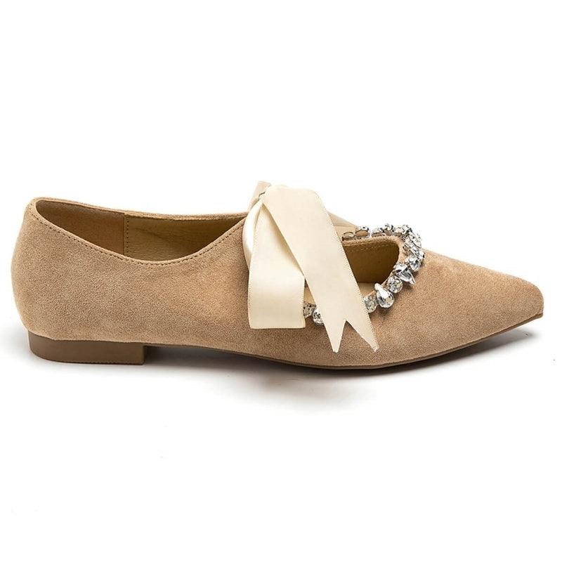 SHOES Lisa dam ballerina 8080 Shoes Camel