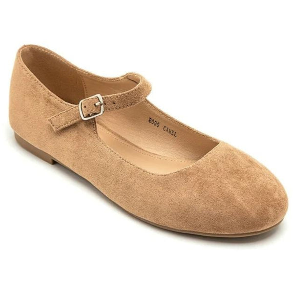 SHOES Sisse dam ballerina 8090 Shoes Camel