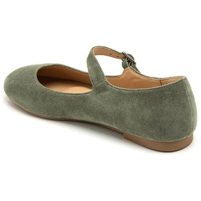 SHOES Sisse dam ballerina 8090 Restudsalg Green