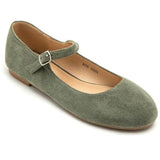 SHOES Sisse dam ballerina 8090 Restudsalg Green