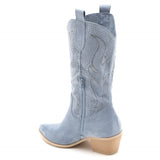 SHOES Louise dam cowboyboots 9633A Shoes Blue